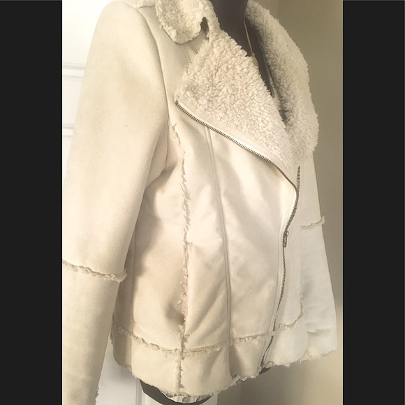 HP - Ivory faux shearling - Picture 5 of 7